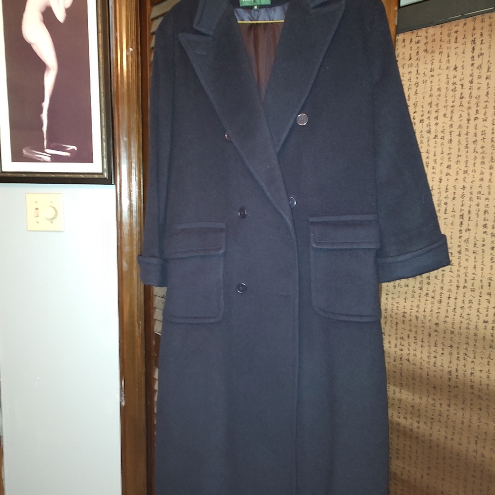 FLASH SALE 💯❤️Coat Women's 100% Camel Hair RALPH LAUREN SIZE 10 & 12 JACKET